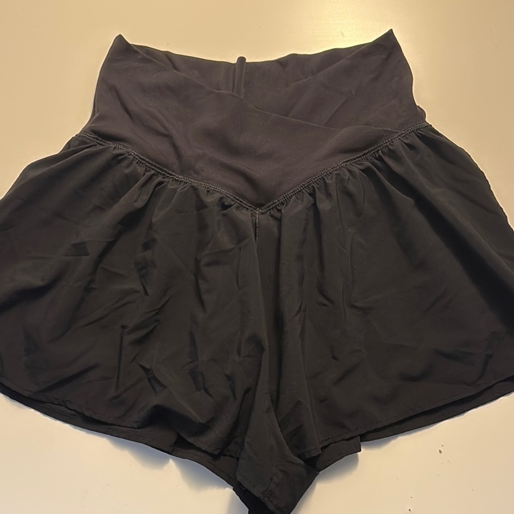 Aerie Black High-Waisted Women's Shorts